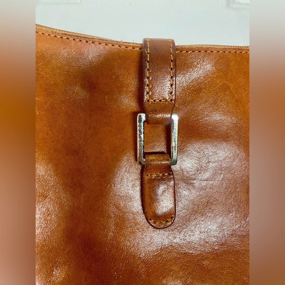 Wilson’s Leather Pelle Studio Hand Bag With buckle Vintage Leather Purse - Picture 2 of 8